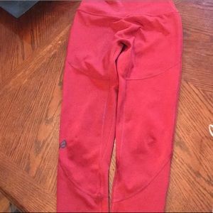 P’tula Brick red light compression workout pants